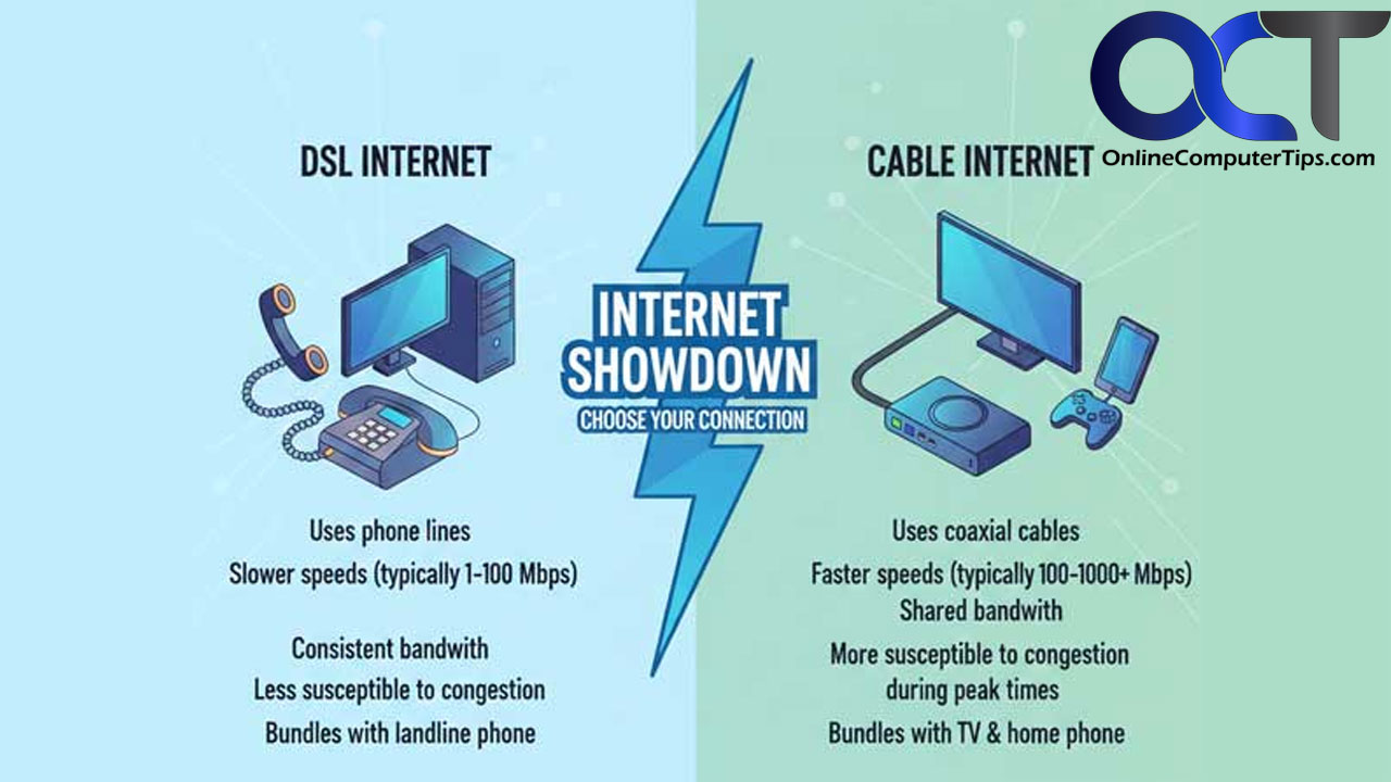 DSL vs. Cable Internet - Online Computer Tips
