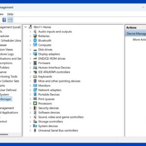 Using Windows Computer Management