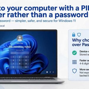 Log into Windows with a PIN