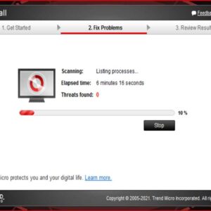 Trend Micro HouseCall scan