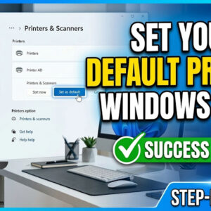 Windows default printer settings