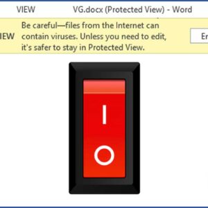 Turn off or disable protected view for Microsoft Office apps