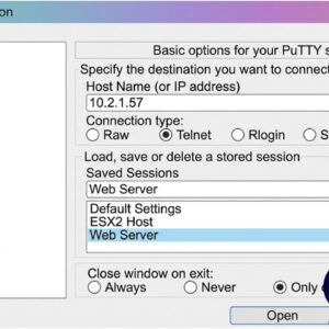 PuTTY Telnet and software