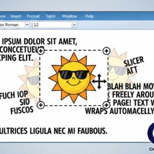 Freely move pictures in Word documents