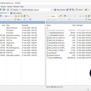 WinSCP FTP software client