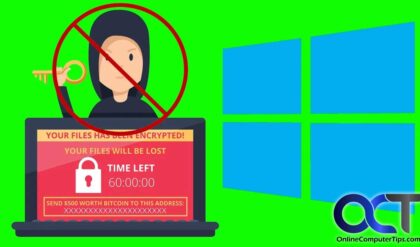 Enable ransomware protection in Windows