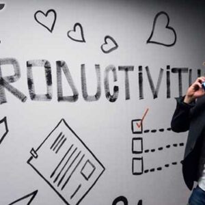 Productivity written on the wall