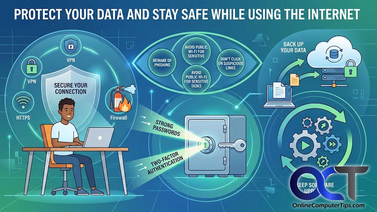 How To Protect Your Data And Stay Safe While Using The Internet
