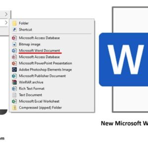 Fix the missing right click new Word document issue in Windows