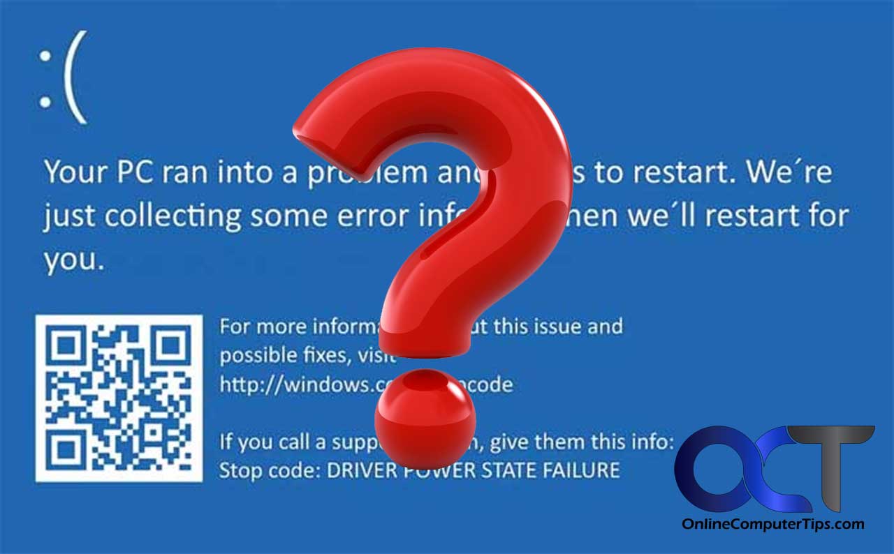 Understanding Blue Screen or Stop Errors - Online Computer Tips