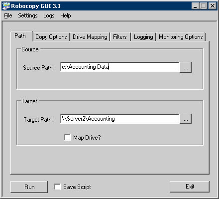 RoboCopy GUI File Replication Utility - Online Computer Tips