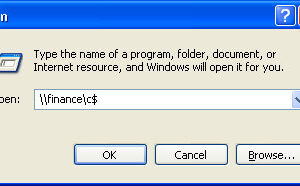 Access the Administrative Share on Networked Computers