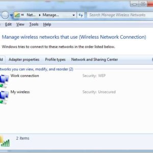 Windows Wireless Connection Management