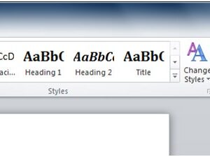 Show the Close Document X Button in Word