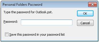 Outoolk Password Settings