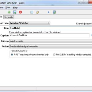 System Scheduler for Windows
