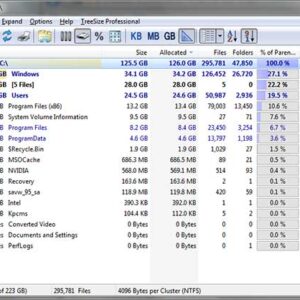 TreeSize Disk Space Diagnostic Tool