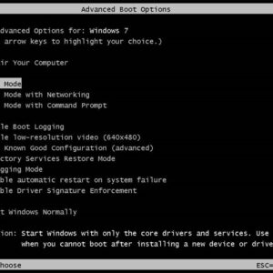 Booting Up in Safe Mode to Troubleshoot