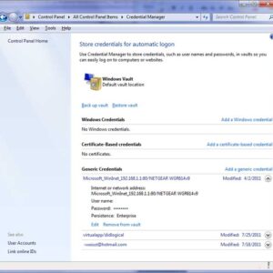 Windows Credential Manager