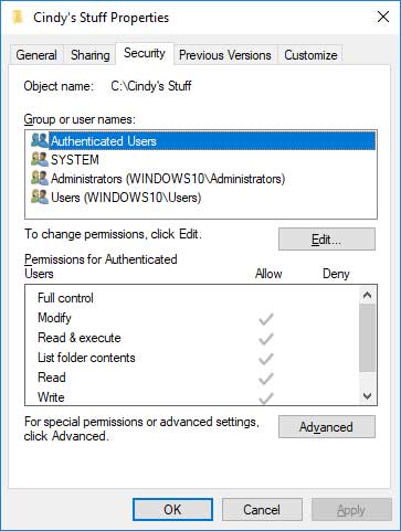 How to Secure a Folder in Windows