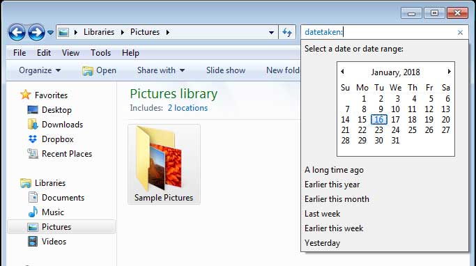 Windows 7 Search