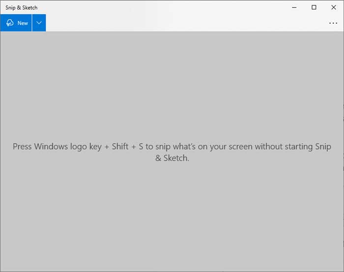 Windows 10 Snip & Sketch Tool