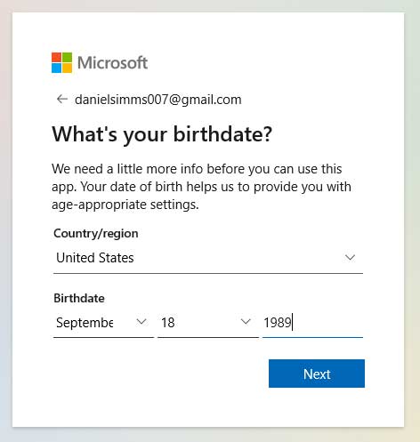 Windows 11 create new user account