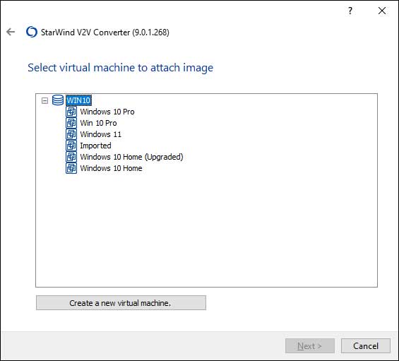 V2V Converter Import VirtualBox VM into Hyper-V