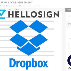 Sign documents from DropBox