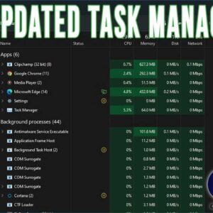 The Updated Windows Task Manager App