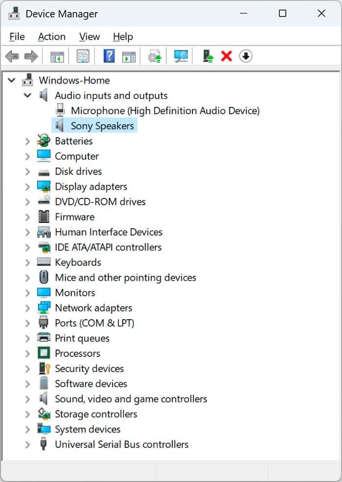 Rename Hardware Items in Device Manager