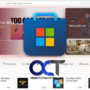 Using the Microsoft Store to Install and Run Apps