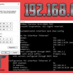 Configure a static IP address in Windows
