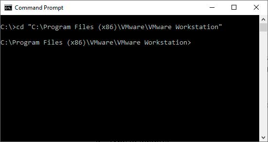 VMware Workstation installation directory