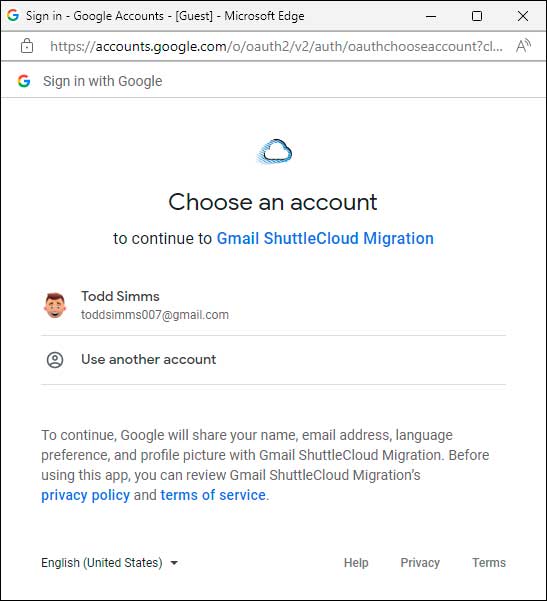 Gmail ShuttleCloud Migration