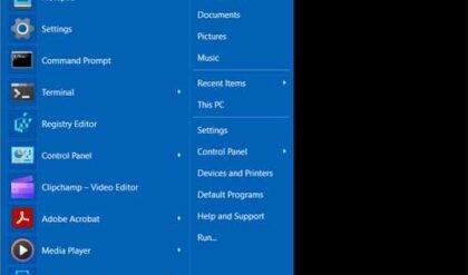 Windows 7 Style Start Menu on Windows 11