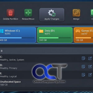 Partition manager app