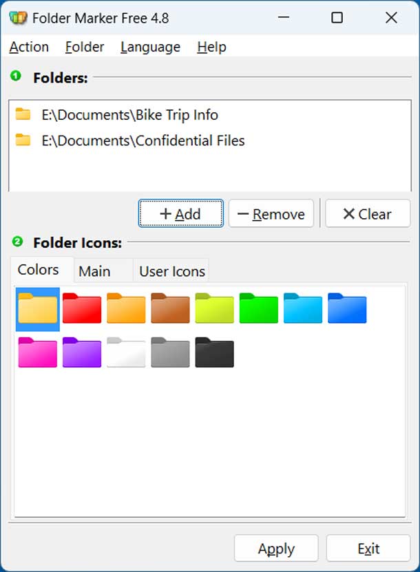 Folder Marker Software