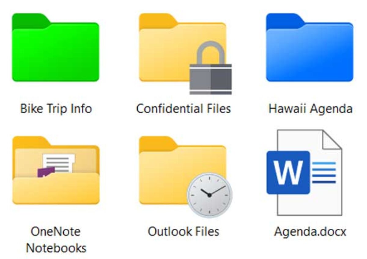 Change Your Windows Folder Colors and Icons, image size:1200x848