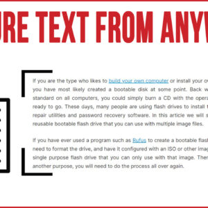 How to Copy Text from Images and Other Non-Selectable Sources