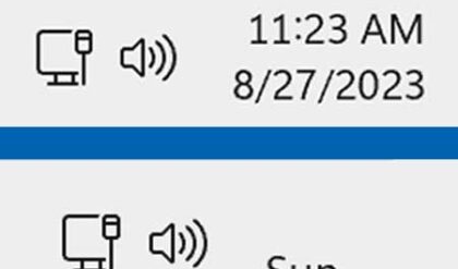 How to Hide the Date and Time on the Windows 11 Taskbar