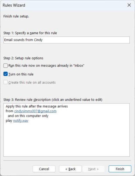 Set Custom Notification Sounds for Specific Email Addresses in Outlook ...