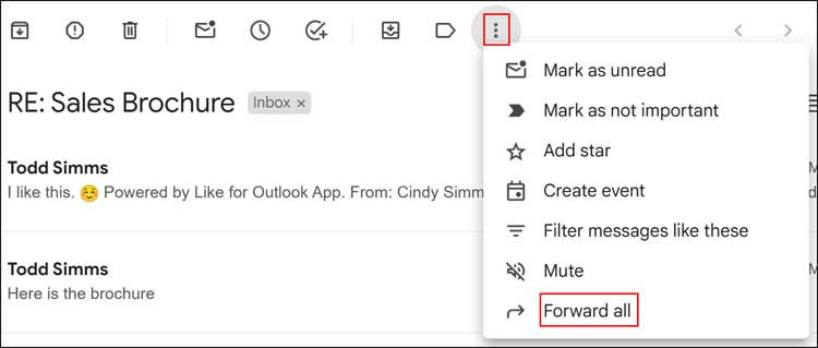 Gmail Forward All