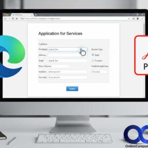 How to Add Text to a Non-Fillable PDF Document in Microsoft Edge