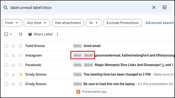 How to Display Only the Unread Email in Your Primary Inbox Category in Gmail