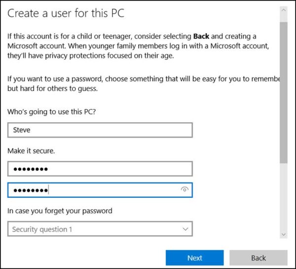 windows 11 create admin user