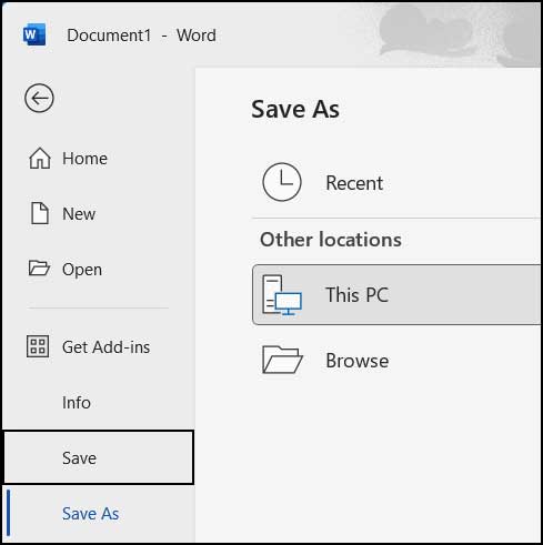 How to Remove the OneDrive Save Option from Microsoft Office Apps