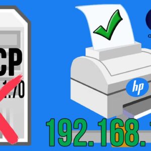 Use a static IP address with an HP printer