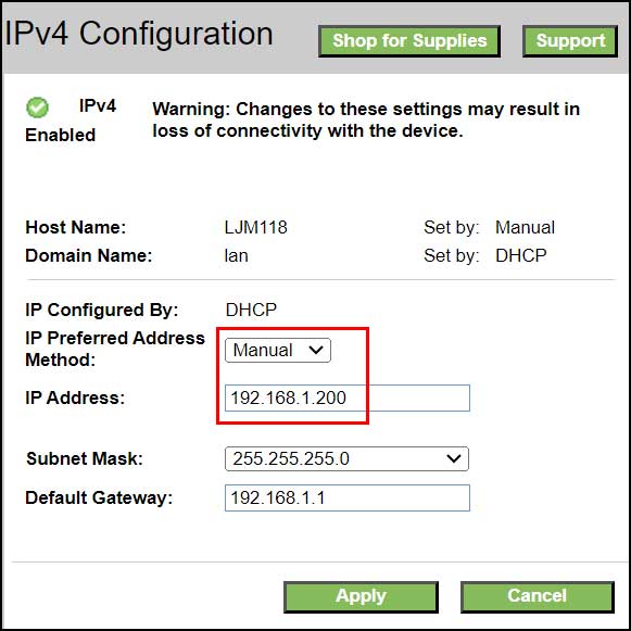 How to Configure Your HP Printer to Use a Static IP Address