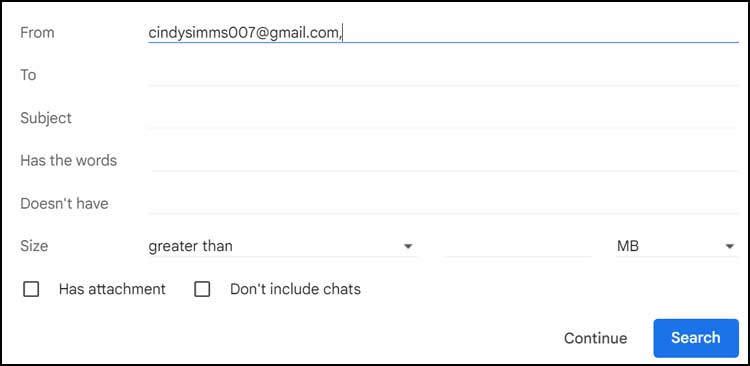 Gmail Create Filter